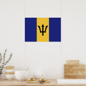 Flagge von Barbados Poster (Küche)