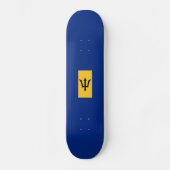 Flagge von Barbados Skateboard (Vorderseite)
