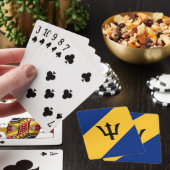 Flagge von Barbados Spielkarten (In Situ)