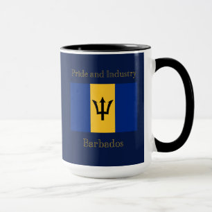 Flagge von Barbados Tasse