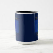 Flagge von Barbados Tasse (Zentrum)