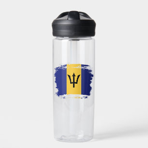 Flagge von Barbados Trinkflasche