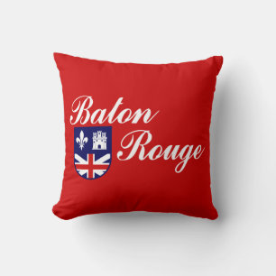 Flagge von Baton Rouge (Louisiana) Kissen