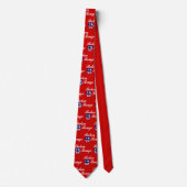 Flagge von Baton Rouge, Louisiana Neck Tie Krawatte (Vorderseite)