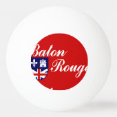 Flagge von Baton Rouge, Louisiana Ping-Pong Ball (Rückseite)