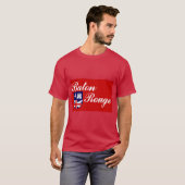 Flagge von Baton Rouge T-Shirt (Vorne ganz)