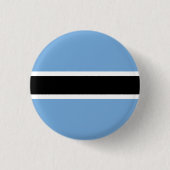 Flagge von Batswana, Flagge Botsuanas Button (Vorderseite)
