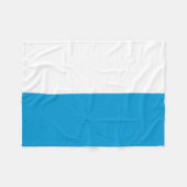 Flagge von Bayern Fleece-Decke Fleecedecke (Vorderseite (Horizontal))