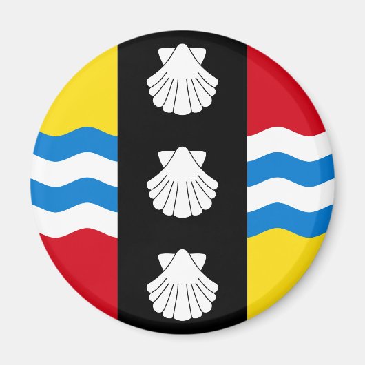 Flagge von Bedfordshire Magnet (Vorne)