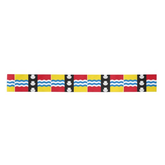 Flagge von Bedfordshire Satin Ribbon Satinband (Vorderseite)