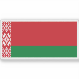 Flagge von Belarus Aufkleber