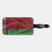 Flagge von Belarus Gepäckanhänger (Rückseite horizontal)
