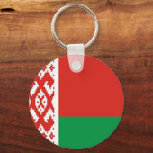 Flagge von Belarus Schlüsselanhänger (Vorderseite)