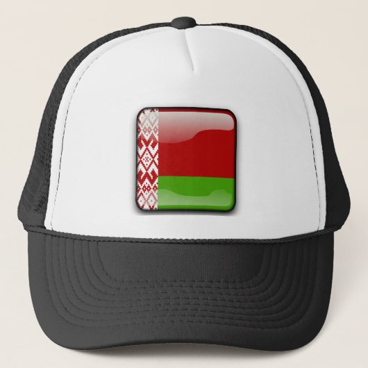 Flagge von Belarus Truckerkappe (Vorderseite)