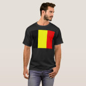 Flagge von Belgien T-Shirt (Vorne ganz)