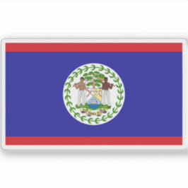 Flagge von Belize Aufkleber