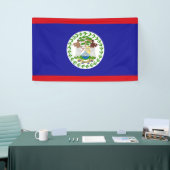 Flagge von Belize Banner (Messeveranstaltung)