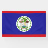 Flagge von Belize Banner (Horizontal)