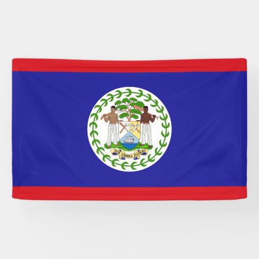 Flagge von Belize Banner (Horizontal)