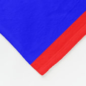 Flagge von Belize Fleecedecke (Ecke)