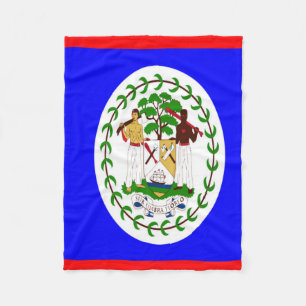 Flagge von Belize Fleecedecke