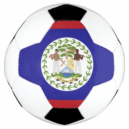 Flagge von Belize Fußball (Vorderseite)