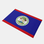 Flagge von Belize Fußmatte (Schrägansicht)
