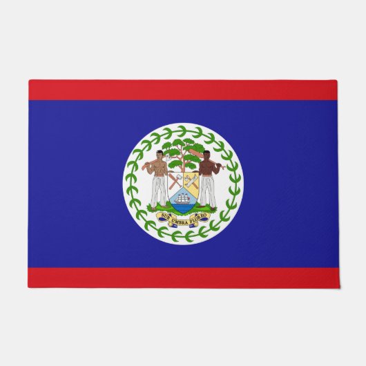 Flagge von Belize Fußmatte (Vorderseite)