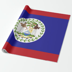 Flagge von Belize Geschenkpapier