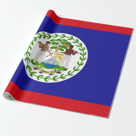 Flagge von Belize Geschenkpapier