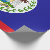 Flagge von Belize Geschenkpapier (Ecke)