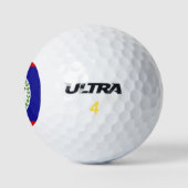 Flagge von Belize Golfball (Logo)