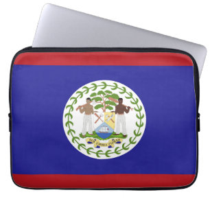 Flagge von Belize Laptopschutzhülle