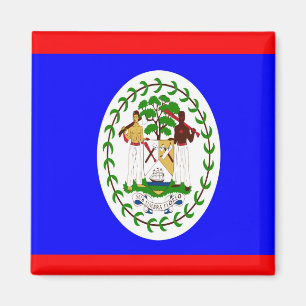 Flagge von Belize Magnet