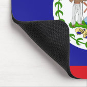 Flagge von Belize Mousepad (Ecke)