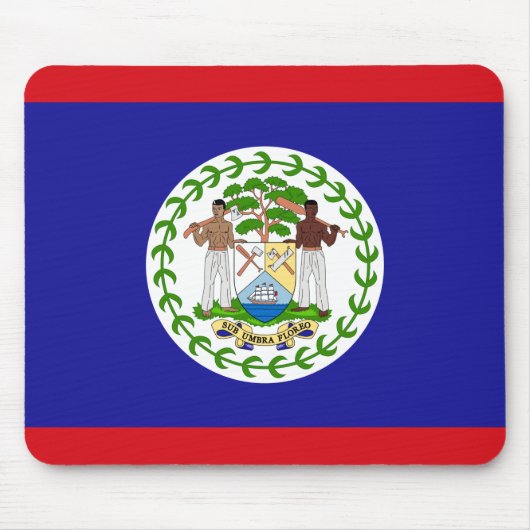 Flagge von Belize Mousepad (Vorne)