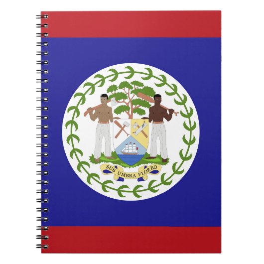 Flagge von Belize Notizblock (Vorderseite)