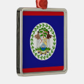Flagge von Belize Ornament Aus Metall (Rechts)