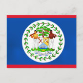 Flagge von Belize Postkarte (Vorderseite)