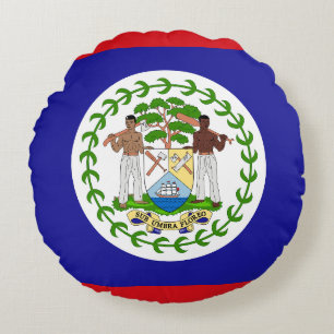 Flagge von Belize Rundes Kissen