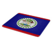 Flagge von Belize Schneidebrett (Ecke)