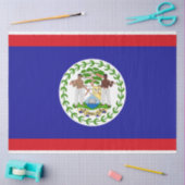 Flagge von Belize Seidenpapier (Basteln)