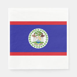 Flagge von Belize Serviette
