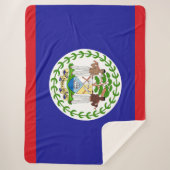 Flagge von Belize Sherpadecke (Vorderseite)