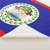 Flagge von Belize Sherpadecke (3/4)