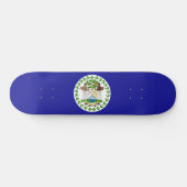 Flagge von Belize Skateboard (Horizontal)