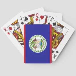 Flagge von Belize Spielkarten