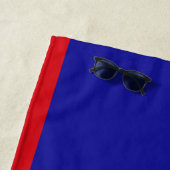 Flagge von Belize Strandtuch (Beispiel)