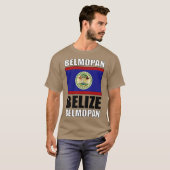 Flagge von Belize T-Shirt (Vorne ganz)