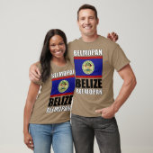 Flagge von Belize T-Shirt (Unisex)